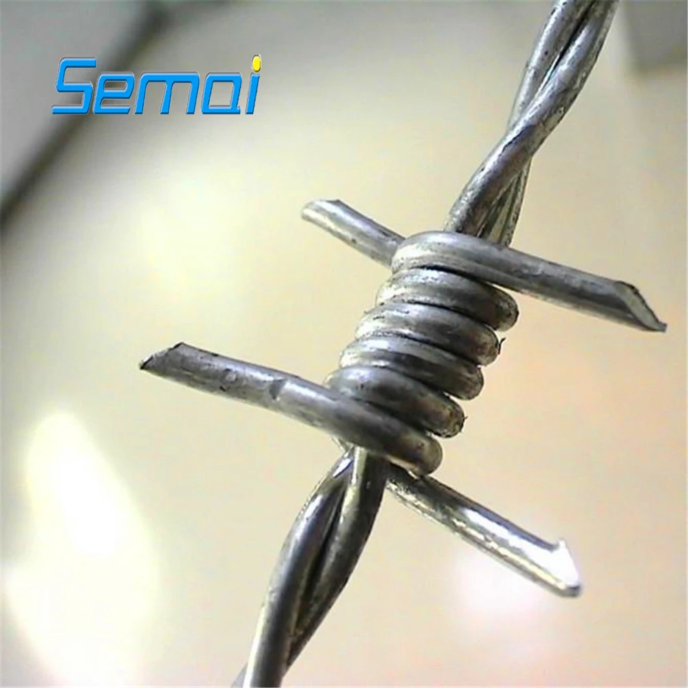 
Good factory price height quality cheap barbed wire fencing prices 