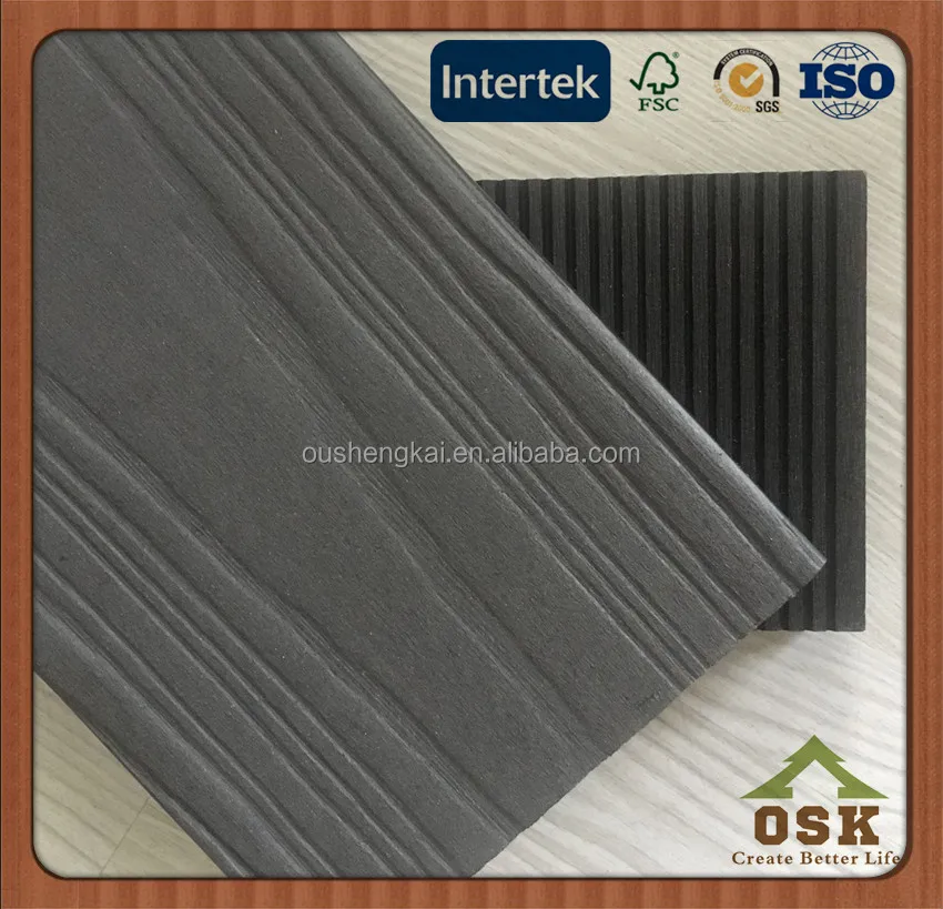 new wood plastic composite decking china wpc floor tiles deep embossed 3D