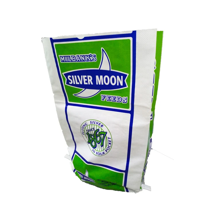  50kg bopp rice kraft paper grain bag pp flour packing bags with 100%