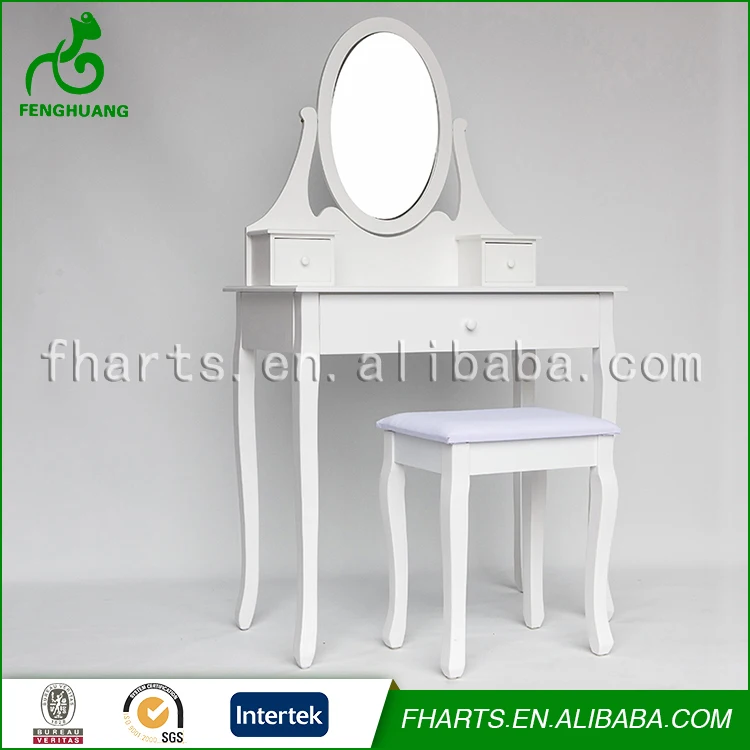 Modern White with 3 Drawers Stand Dressing Table and Furniture