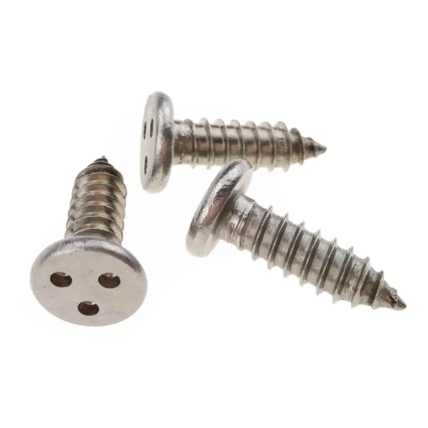 Custom Stainless Steel Security Screws Self Tapping 3 Points for Sheet
