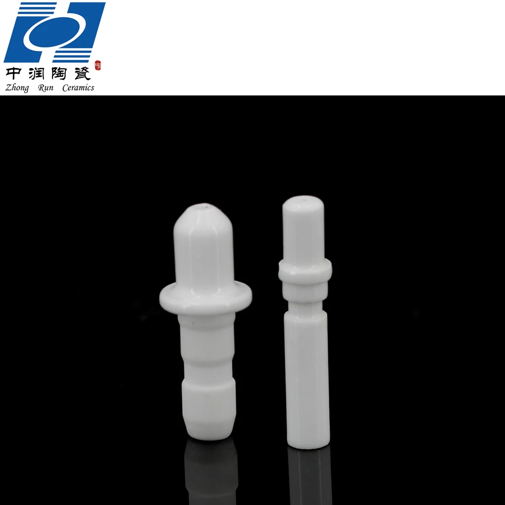 Alumina ceramic spark plug ignition electrode for gas heater