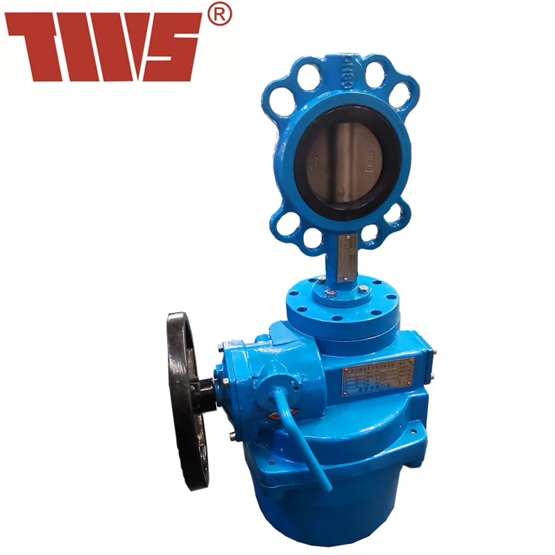 Затвор дисковый поворотный с электроприводами DN80 PN16