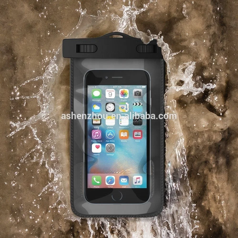 China Factory High Quality Custom 100% sealed Waterproof Touch Screen PVC Pouch Mobile Smartphone Bag for huawei Waterproof case