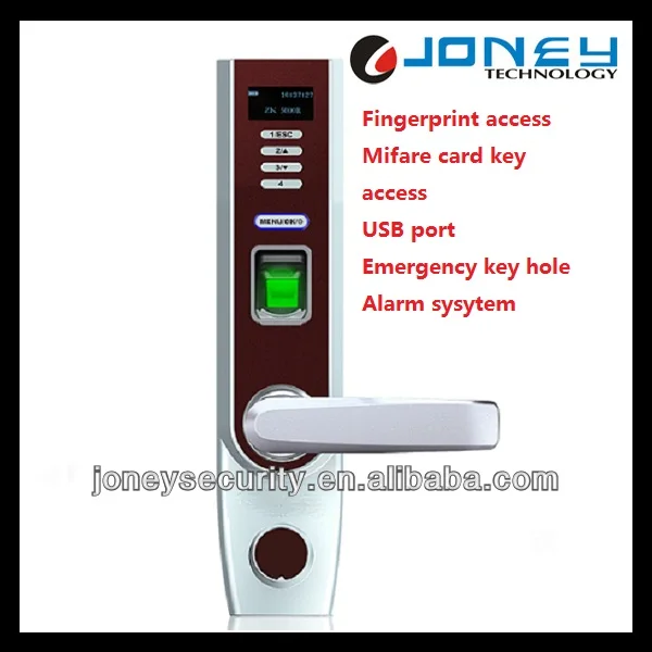 горячая продажа системы безопасности биометрических отпечатков пальцев замок входной двери
