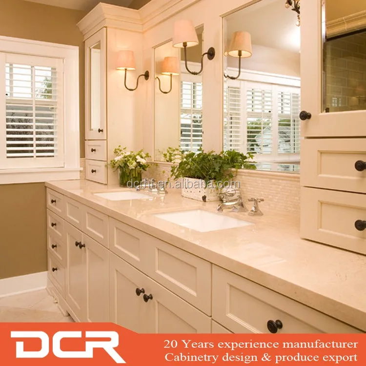 European Modern Bathroom Pvc Cabinet Vanities Set Cabinet With Ceramic Sink Mirror Vanity Set