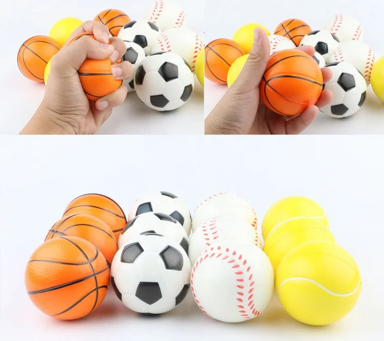 Оптовая продажа искусственная кожа футбол баскетбол Теннисный комплект мяч 4 шт. в комплекте антистрессовые игрушки для снятия стресса на