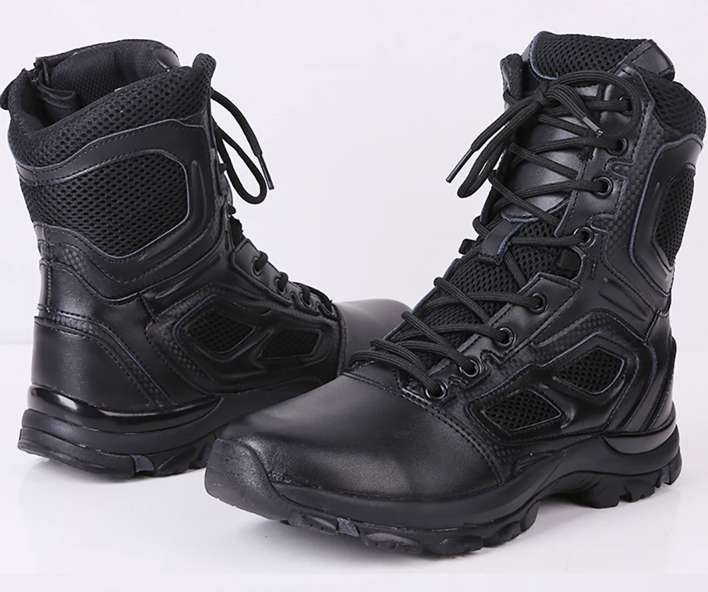 law enforcer steel toe protective security training boots for combat mission