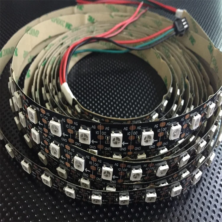 Addressable Digital Pixel Light 5050 60D 96D 144D ws2812 led strip ws2812b