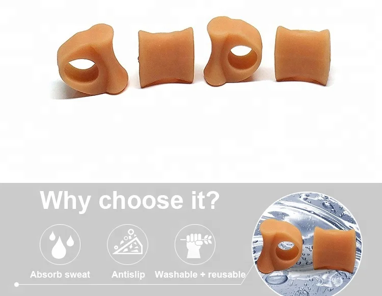 
2018 High Quality Silicone Gel Foot Fingers Toe Separator 
