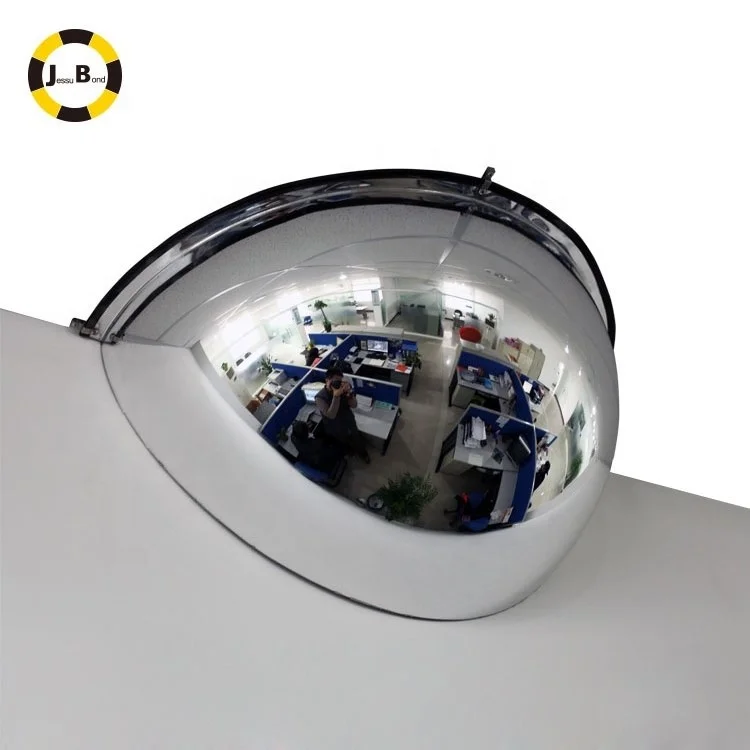 
180 degree view 80cm half dome convex mirror for office/convenience store/warehouse observation 