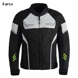 ARCX  Moto Rider Motorbike waterproof Touring Jackets With Armor Racing Motorcycle Jackets for Men Riding