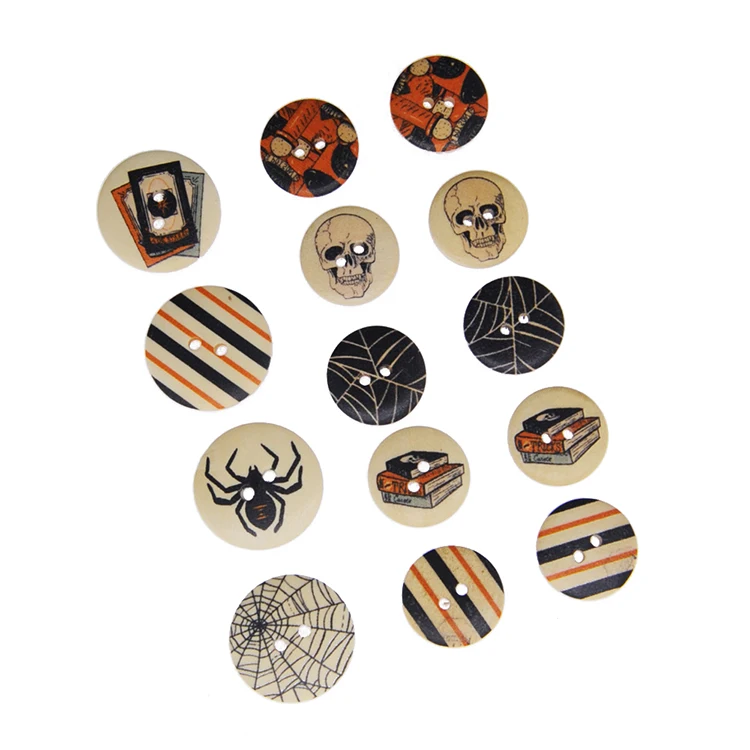 wholesale fancy upholstery custom wooden buttons