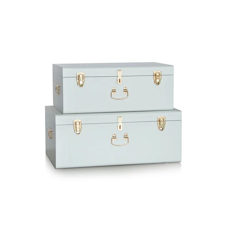 Chuzhou Jincheng Square Galvanized Sheet Decoration Storage Metal Trunk Box