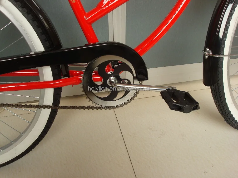 26 дюймов пляжный велосипед Крейсер велосипед Одиночная скорость для мальчика и девочки