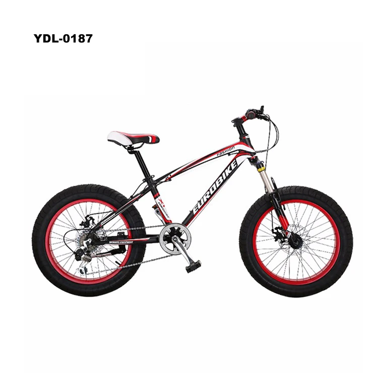 Customized Design 20 Inches Mountain Bike Aluminium Alloy Fat Tire Bike Double Disc Brake Snow Bicycle