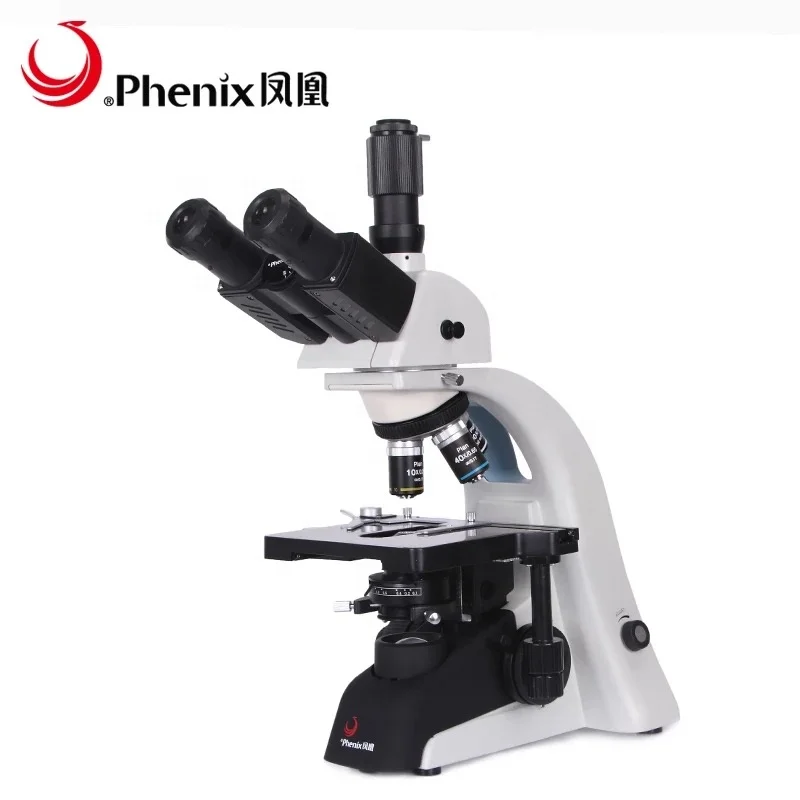 Phenix 5.0mega camera Professinal 40X-1600X Trinocular Biological Microscope for  laboratory