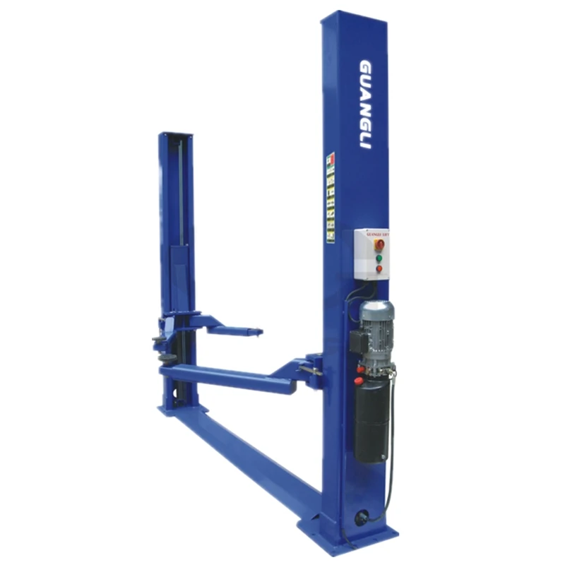 Two Post 380v double cylinder hydraulic power driving car lift motorcycle lift