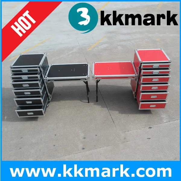 Travel Utility case with drawer/ Aluminium Rack Drawer Case/ Drawer flight Case With Wheels