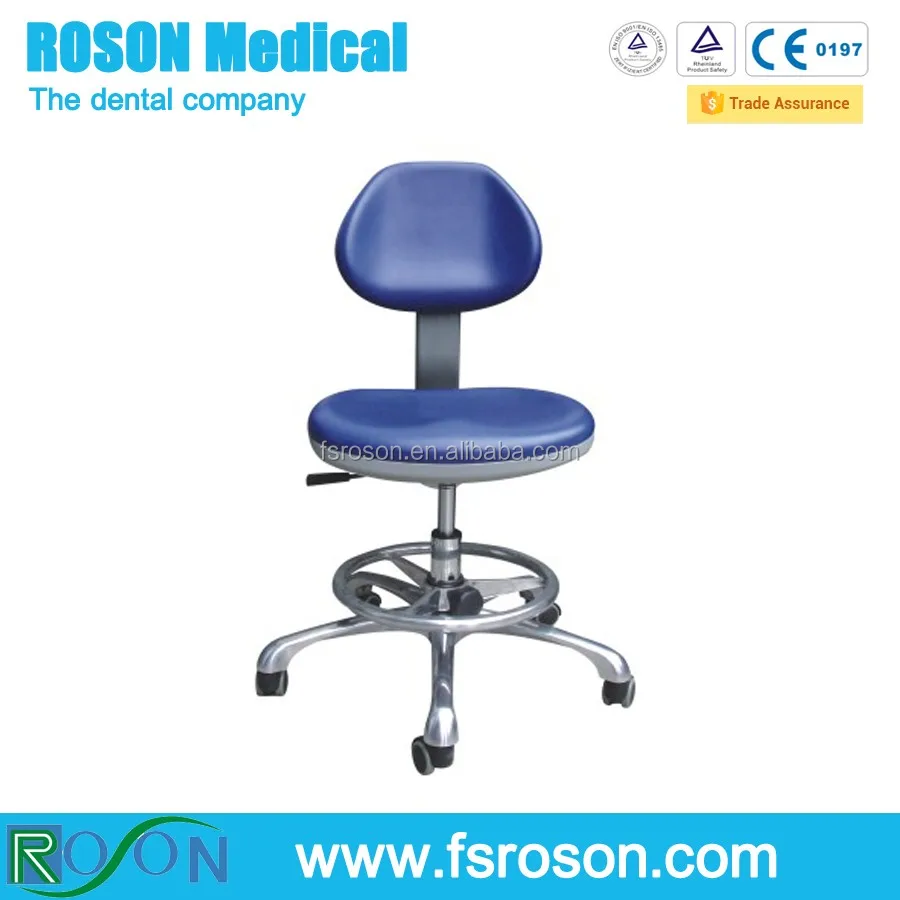 Good quality dental stool, dentist chair with stainless steel dental stool base
