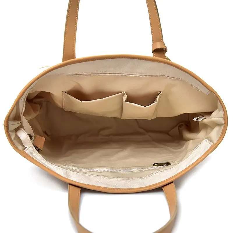 Wholesale canvas duffle bag cotton ladies shopping bag