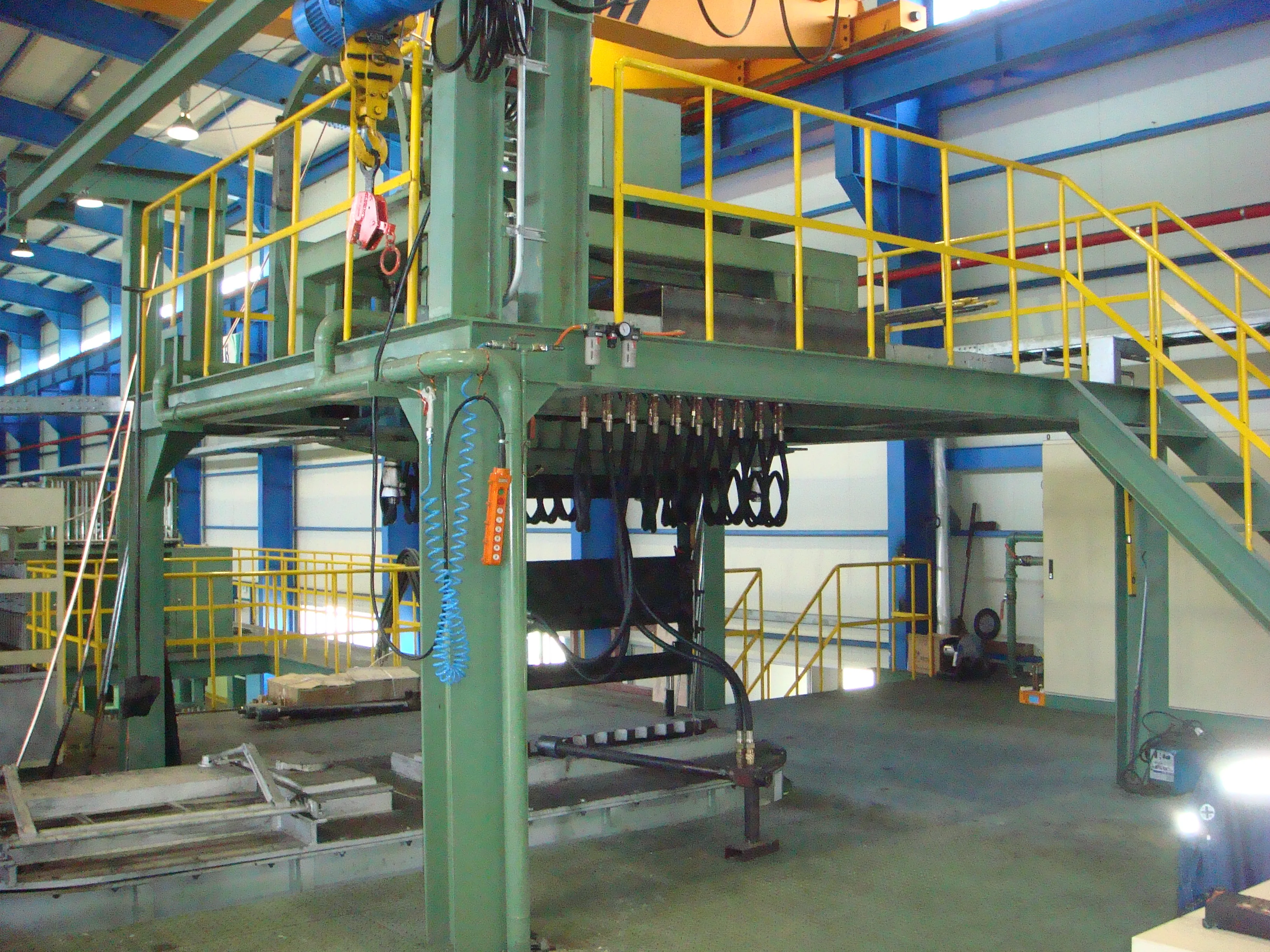 8-25mm copper rod upcast continuous casting machinery