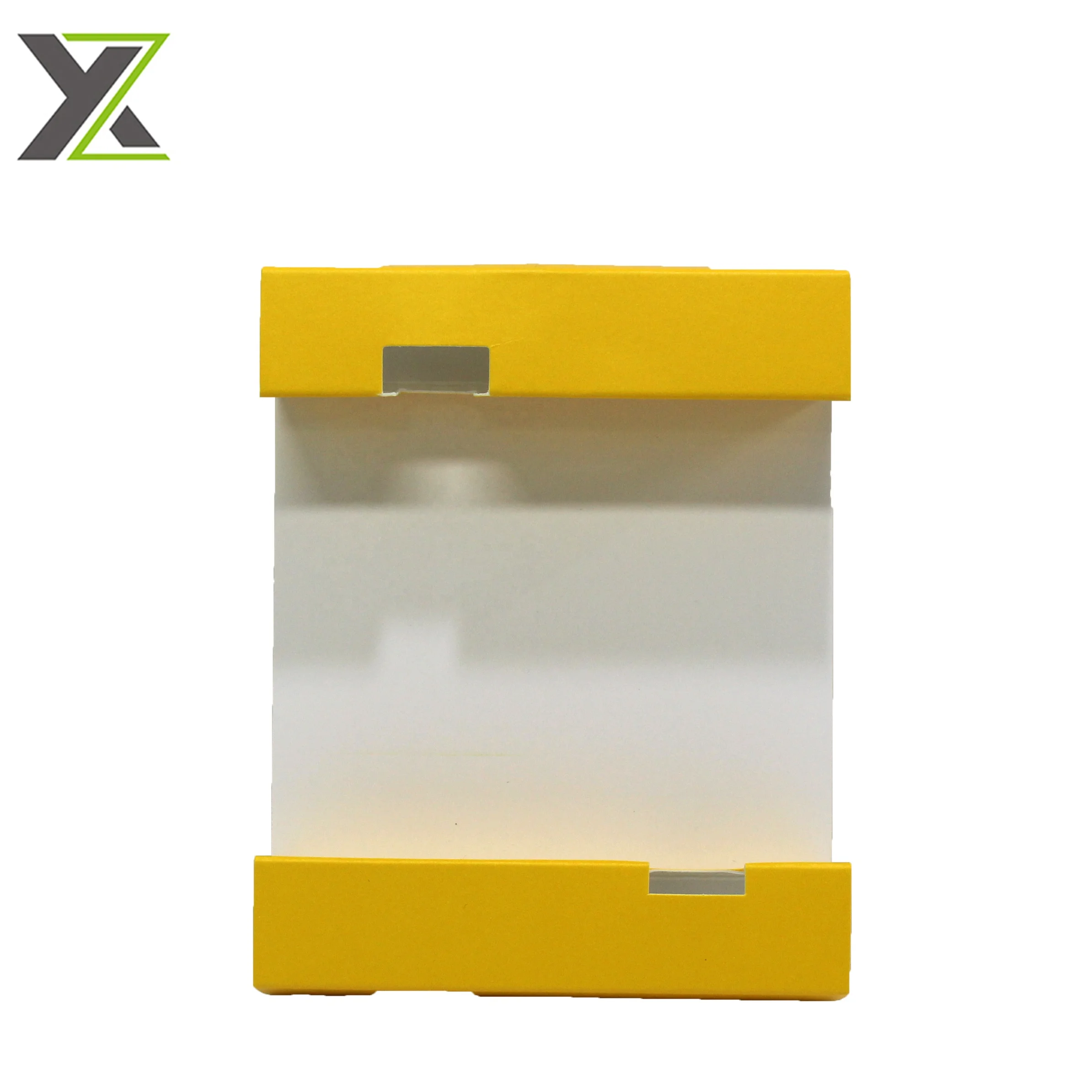 Custom gold fancy paper hand cream and lip balm set christmas gift box with hanging rope