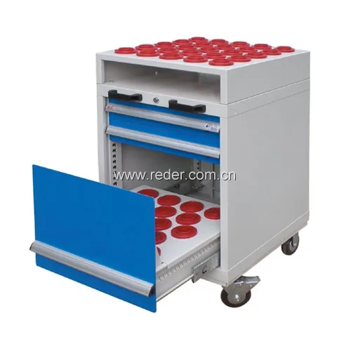 CNC cutting knife cabinets/cnc tool holder storage with wheels