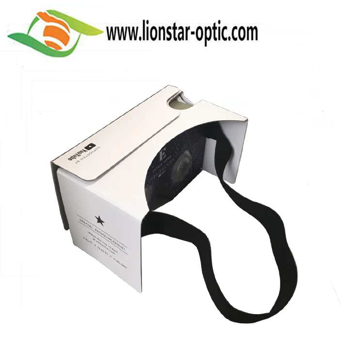 Factory price for Mobile vr headset 3d vr paper glasses virtual reality kit googles cardboard v2