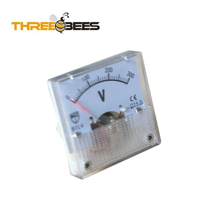 AC 0-450V Analog Panel Volt Voltage Meter Voltmeter Gauge 91L4V