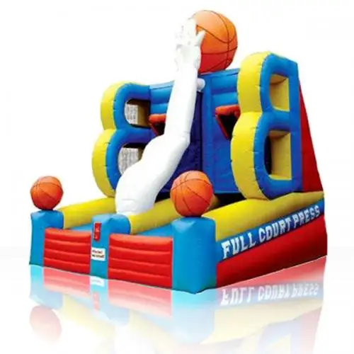 Outdoor Sport Double Hoop Inflatable Basketball Game, Basketball Toss Sport Game For Sale