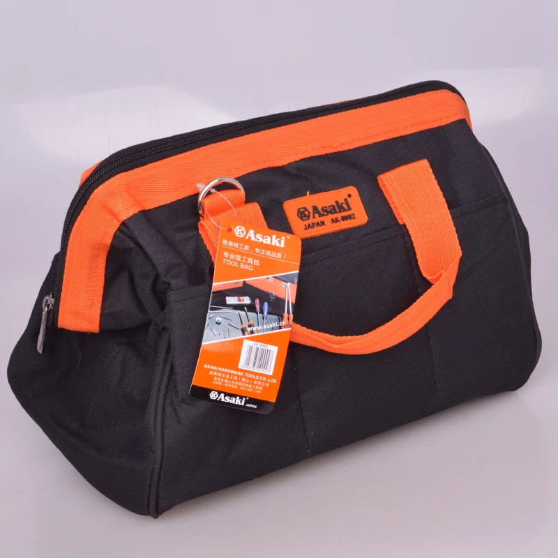 ASAKI AK-9992 High Quality 600D Oxford Fabric Puncture Proof Electrician Tool Bag Storage Organizer Multi Tools Repairing Bag