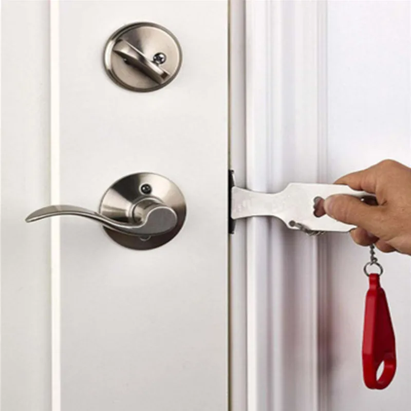 Portable Security Door device Accessories Compatible Forbidden Lock AirBNB enhanced Hotel Home anti-theft