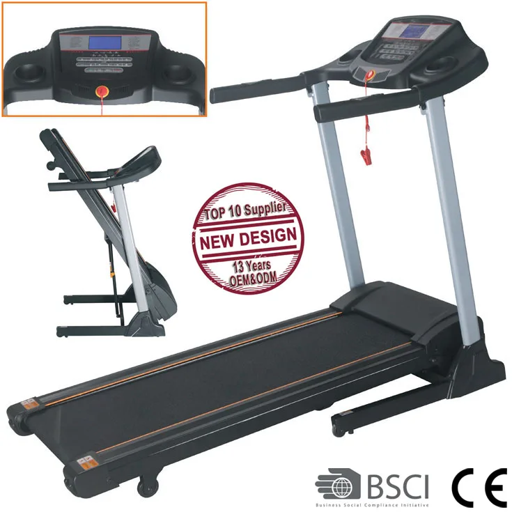 GS-340F Manufacturers Provide Mini Life Fitness Huge Screen Treadmill Running Folding with Safety Keys