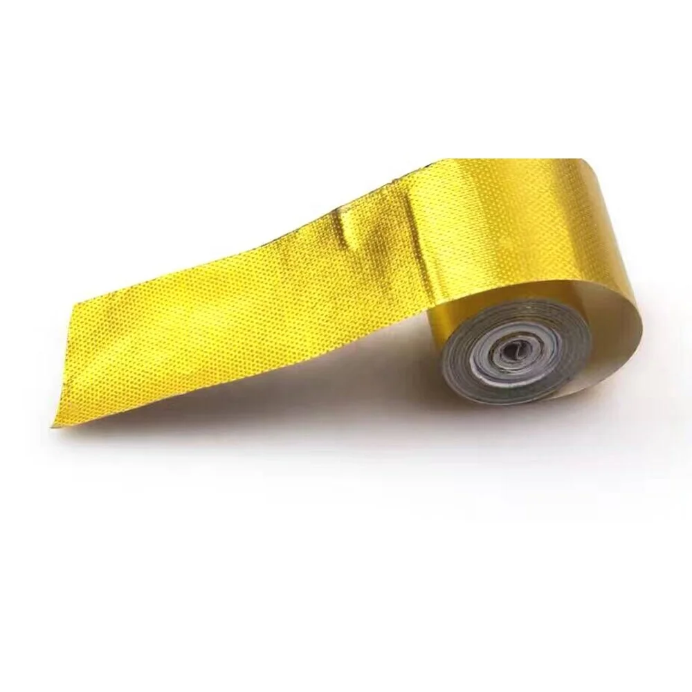 Accept OEM Self Adhesive Thermo-shield Reflective Heat Shield Heatshield Tape Wrapping Roll
