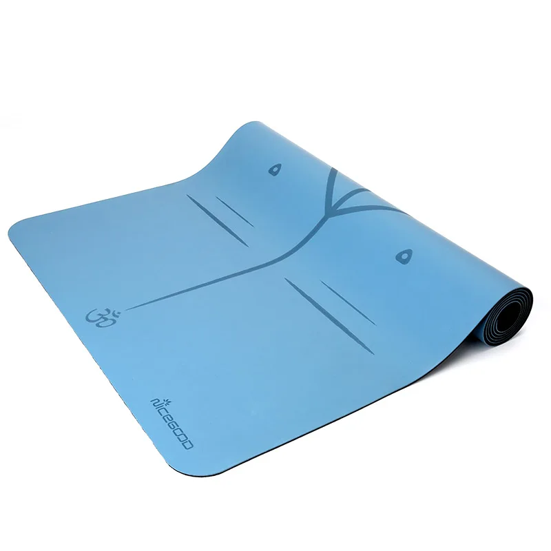 Хорошо впитывающий воду ПУ натуральный резиновый коврик для йоги от производителя из Китая ПУ