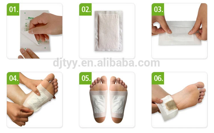 Thailand kinotakara cleansing slim foot patches for beauty purpose