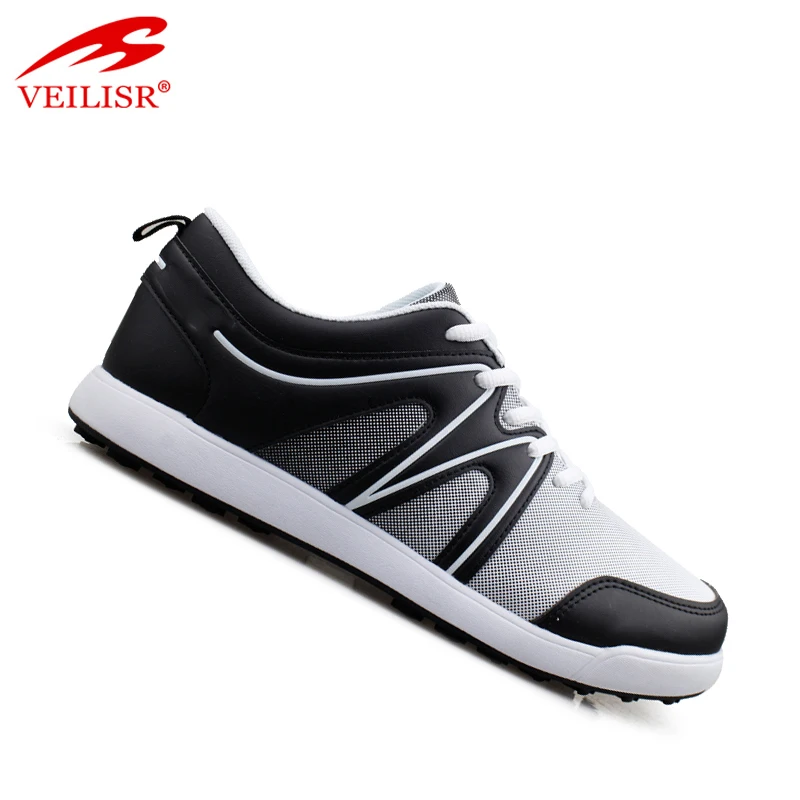 
High quality microfiber upper fashion sneakers casual sport men golf shoes 