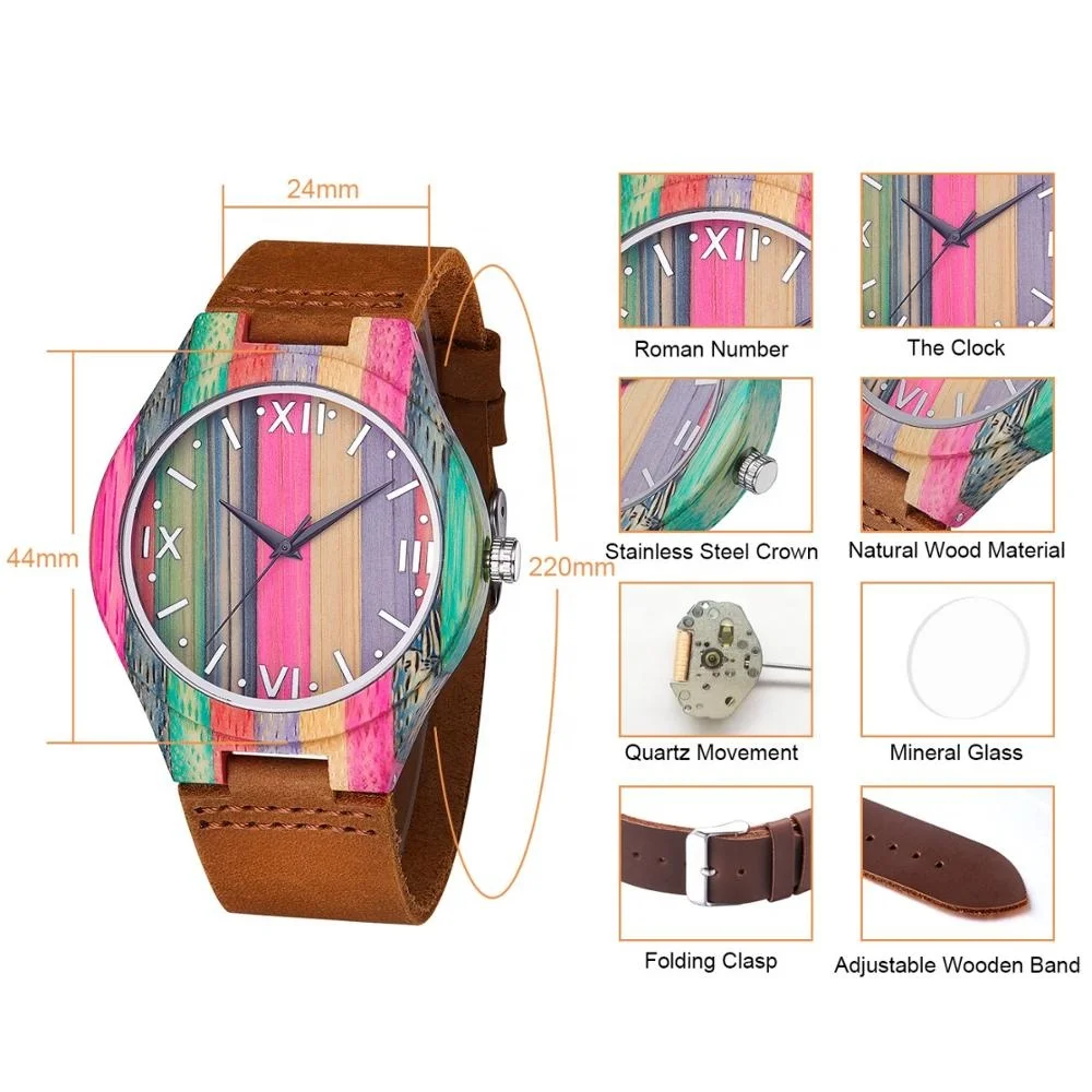 Шэньчжэнь поставщик прямые продажи часы из бамбукового дерева деревянные женские новейшая цена для дам превосходный японский кварцевый атм. дешево