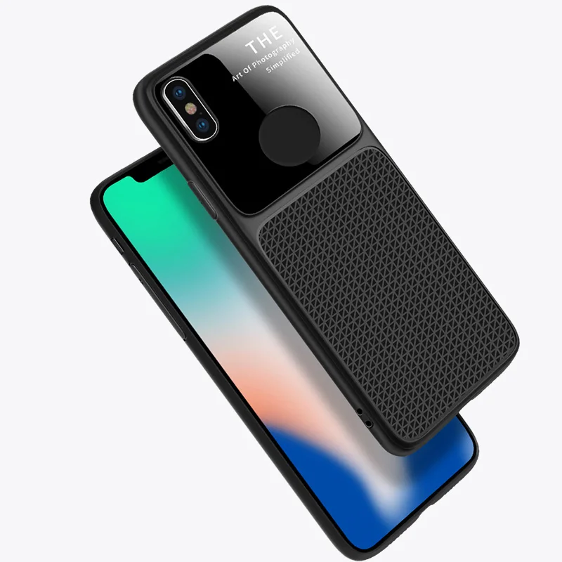 New Design Acrylic TPU Back Phone Cover for iPhone XS Max Mobile Phone Case