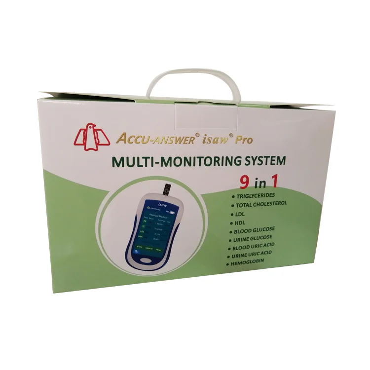 Оборудование для тестирования крови портативный принтер сенсорный экран измеритель липидного профиля гемоглобина измеритель уровня холестерина