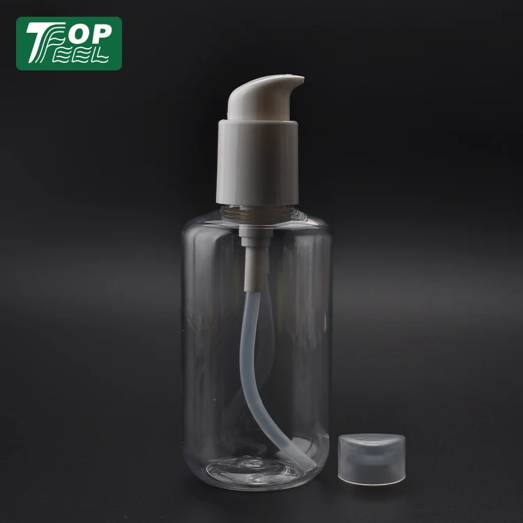 100 мл 150 мл Прозрачный роторный масляный насос ПЭТ пластиковая пустая бутылка для лосьона для тела