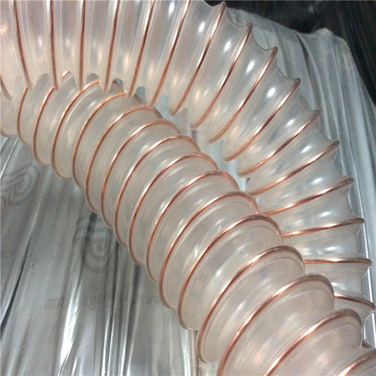 Pu Suction Spiral Vacuum Flexible Air Tube
