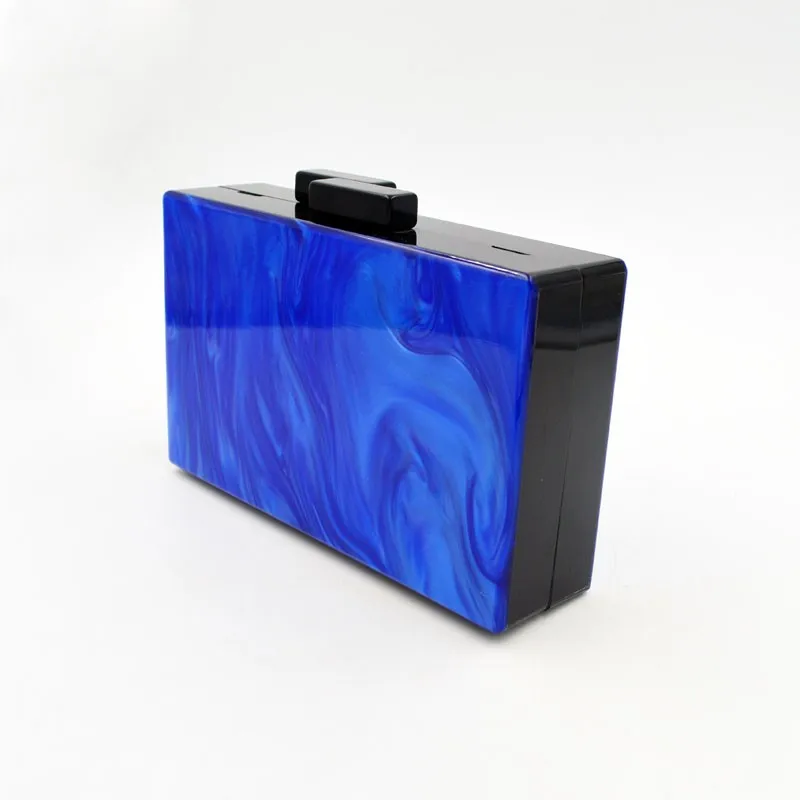 
Elegant and Luxury ladies marble acrylic clutch handbag evening party bags prom purse 