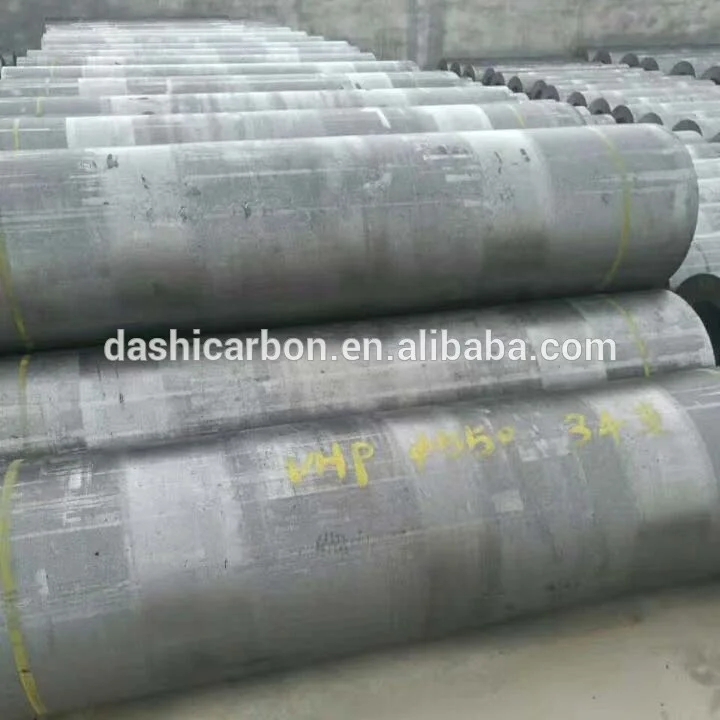 Dia.400-450mm HP UHP grade graphite electrode for steel production in arc furnace in stock