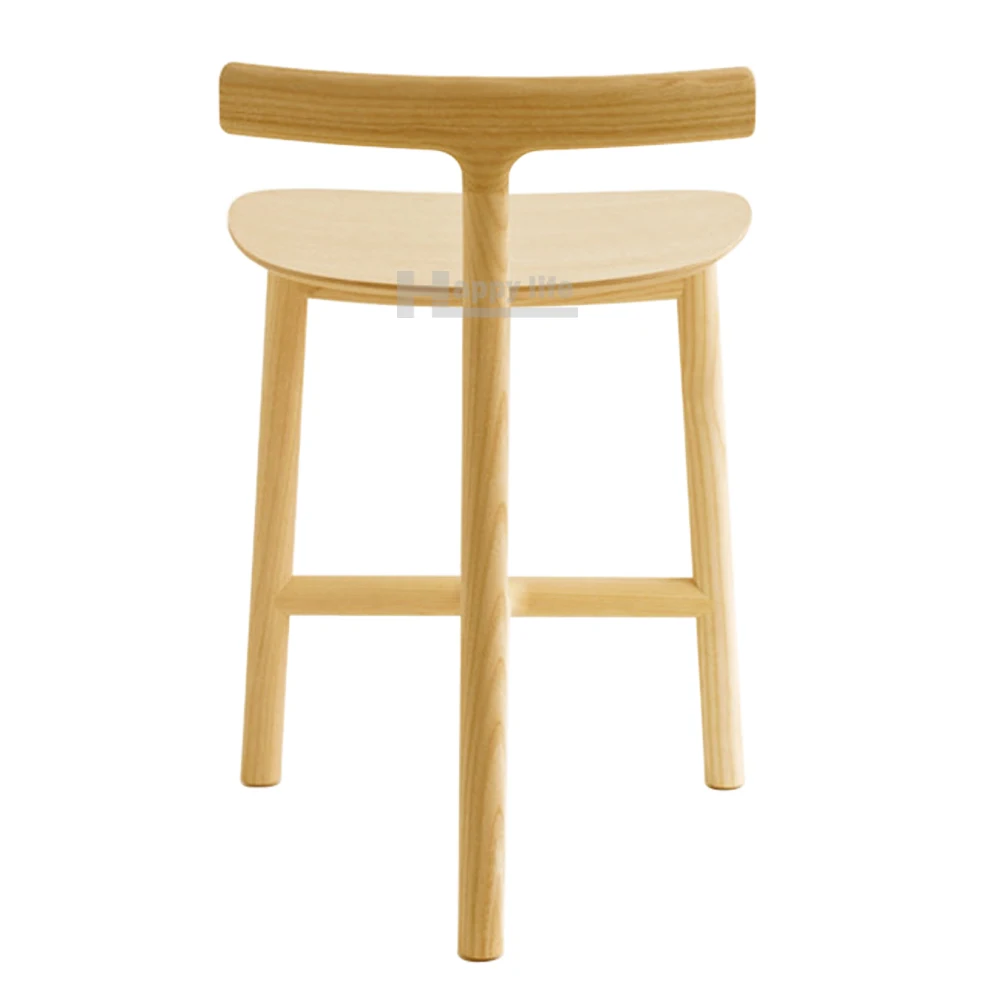 
2016 new European style wooden stool use for bar or cafes, commercial wood bar stool 