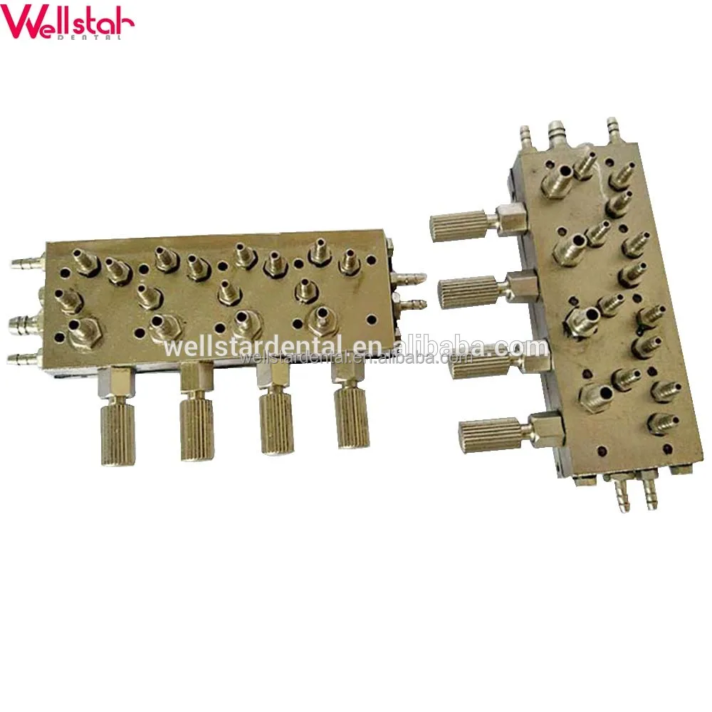 Wholesale Manufacturer dental material dental unit chair spare parts of 4 in 1 valve