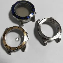High Quality 316L Stainless Steel Watch Case Parts With Ceramic Bezel for Dive Watch