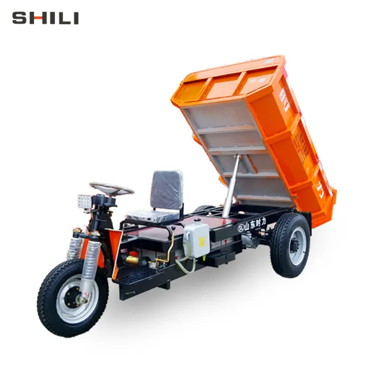 Electric Cargo Tricycle with Cabin