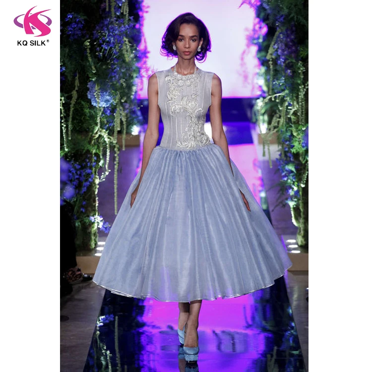 Китайский поставщик, однотонная атласная органза в рулоне, 100% шелковая ткань, текстурированная ткань для свадебного платья